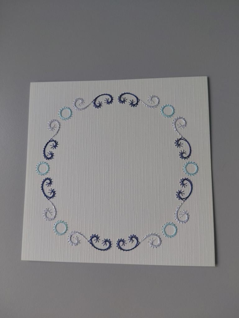 Opleg kaart - borduur  - 80, Ophalen of Verzenden, Nieuw, Overige thema's