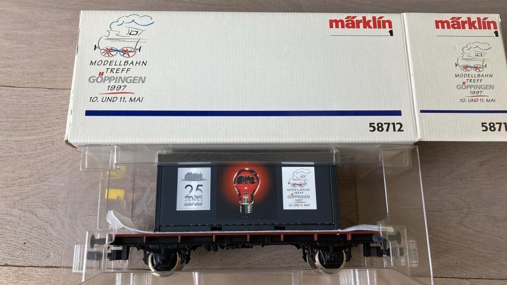 Marklin spoor 1 58712 wagon nieuwstaat, Wisselstroom, Verzenden, Märklin, Nieuw