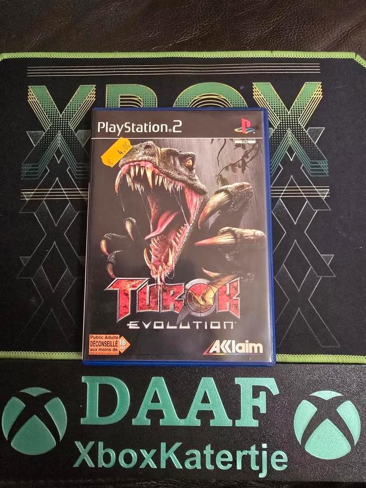 Turok evolution - Ps2, Spelcomputers en Games, Games | Sony PlayStation 2, Zo goed als nieuw, Avontuur en Actie, 1 speler, Vanaf 3 jaar
