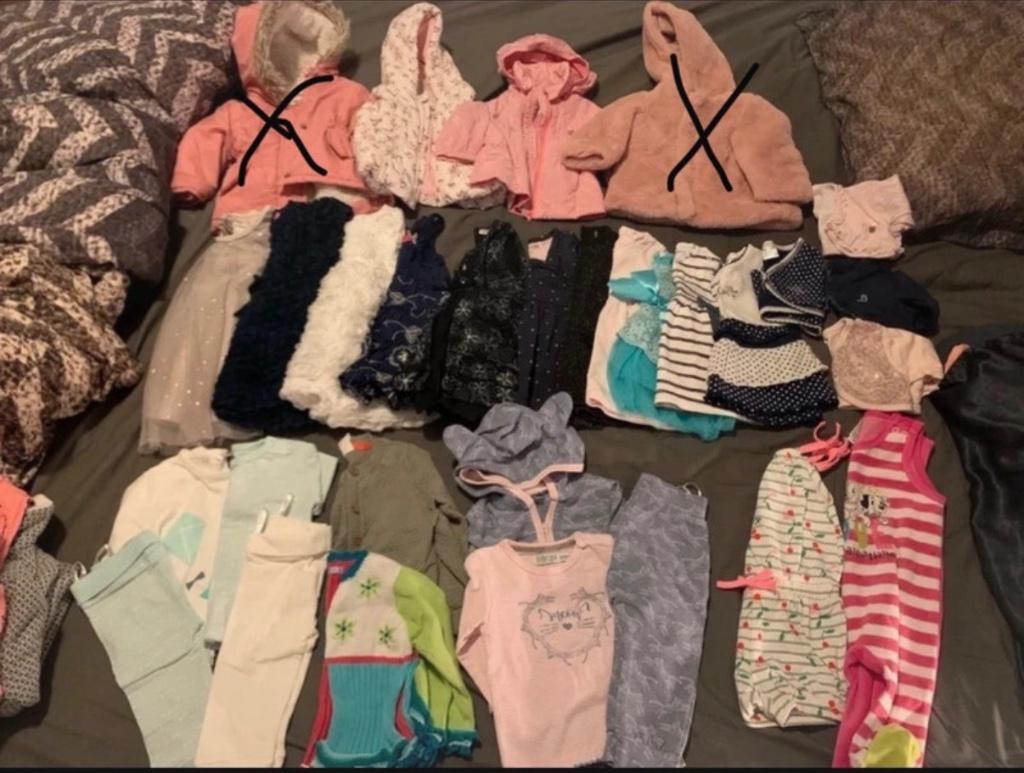 Kledingpakket maat 62 meisje, Ophalen of Verzenden, Gebruikt, Maat 62