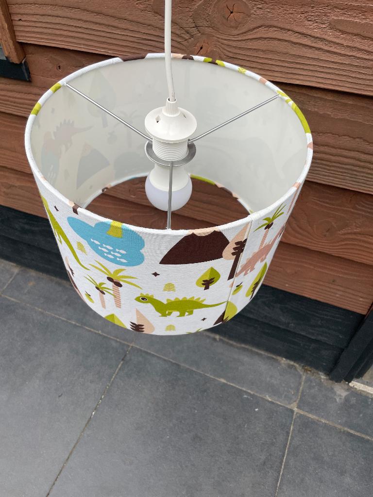 Lamp dinosaurus, Huis en Inrichting, Lampen | Hanglampen, Ophalen, Zo goed als nieuw, Minder dan 50 cm, Modern