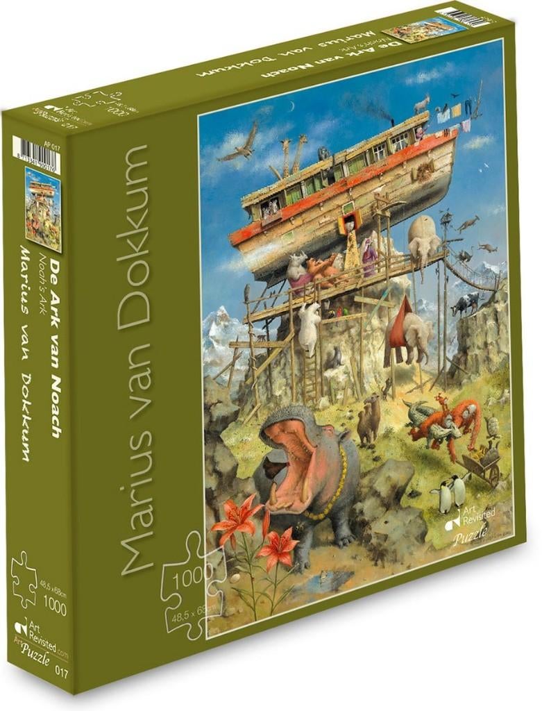 Legpuzzel nieuw 1000 Marius Van Dokkum Ark van Noah, Ophalen of Verzenden, 500 t/m 1500 stukjes, Nieuw, Legpuzzel