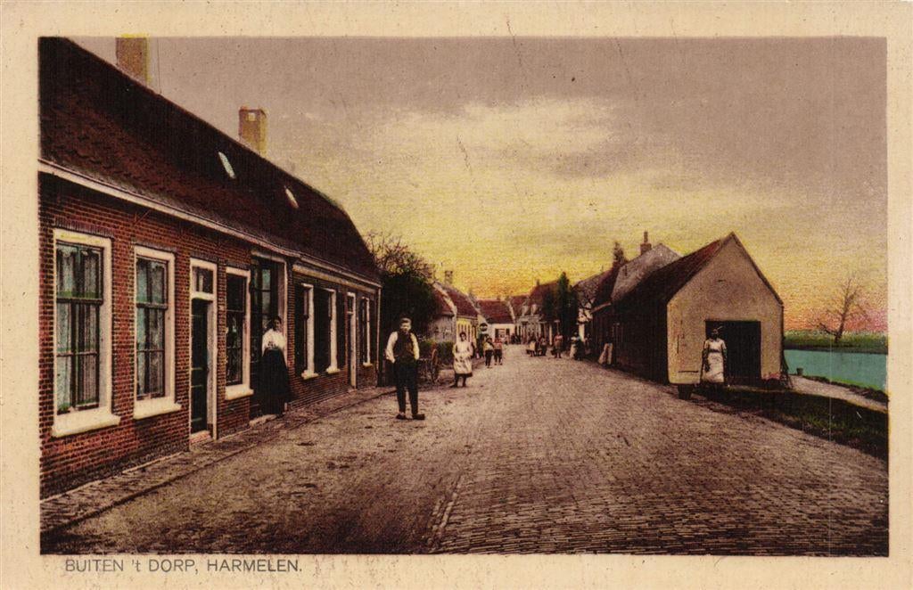 Buiten t Dorp, Harmelen. - volk - niet gelopen, Ophalen of Verzenden, Voor 1920, Ongelopen, Friesland