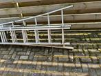 Degelijke aluminium buiten trap 3x 2.65m (totaal ~7m), Ophalen, Gebruikt, Trap, Opvouwbaar of Inschuifbaar
