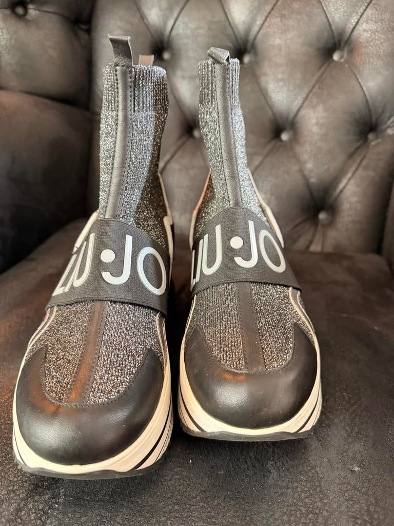 Liu jo sok sneakers glitter dames meisjes, Zwart, Ophalen of Verzenden, Sneakers of Gympen, Zo goed als nieuw