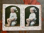 1906 Duett - Baby op de pispot, po (DD), Ophalen of Verzenden, Voor 1920, Gelopen, Kinderen