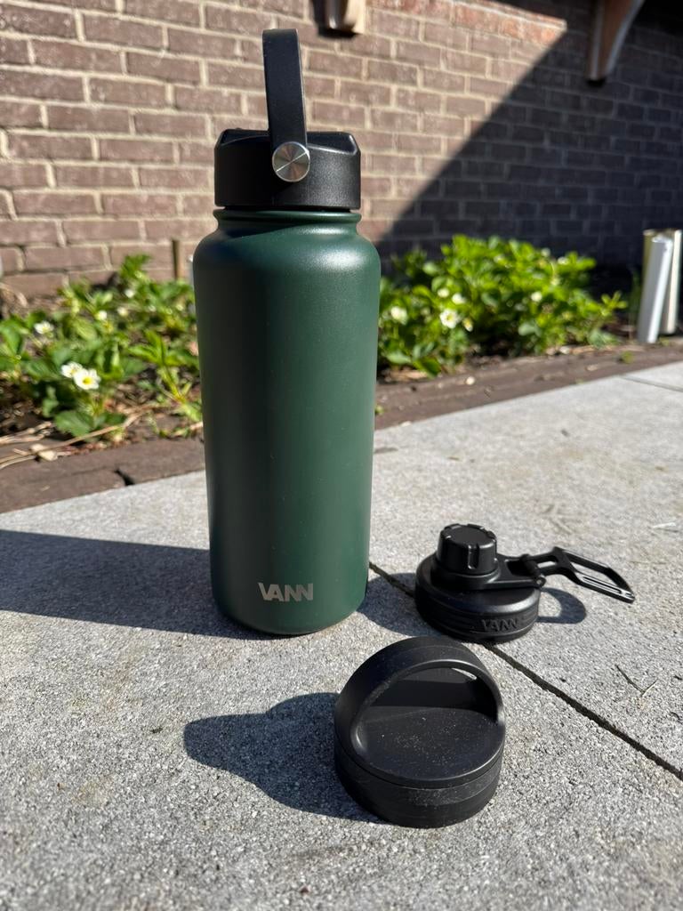 RVS drinkfles ~ 1 liter, Ophalen of Verzenden, Nieuw, Overige typen