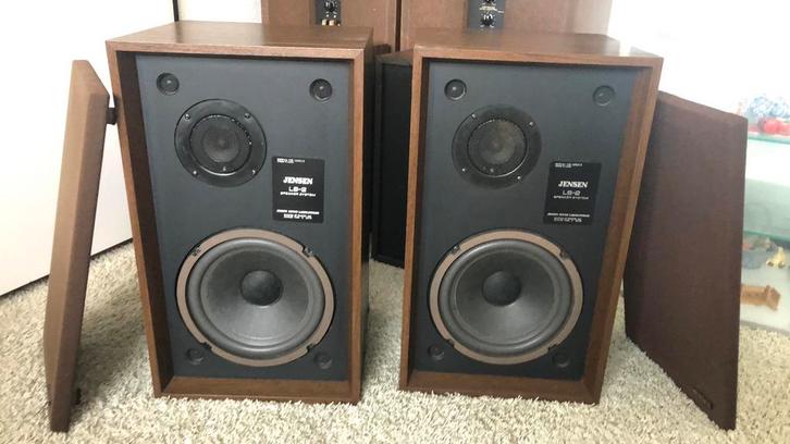 Jensen LS-2 luidsprekers, Audio, Tv en Foto, Luidsprekers, Gebruikt, Front, Rear of Stereo speakers, Minder dan 60 watt, Overige merken