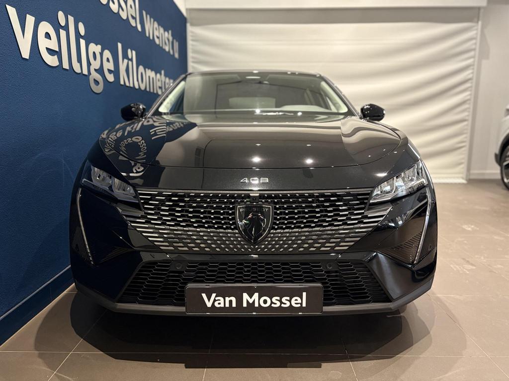 Peugeot 408 1.6 HYbrid 225 EAT8 Allure Avantage | Camera | N, Auto's, Peugeot, 12 maanden, Stof, Gebruikt, Euro 6