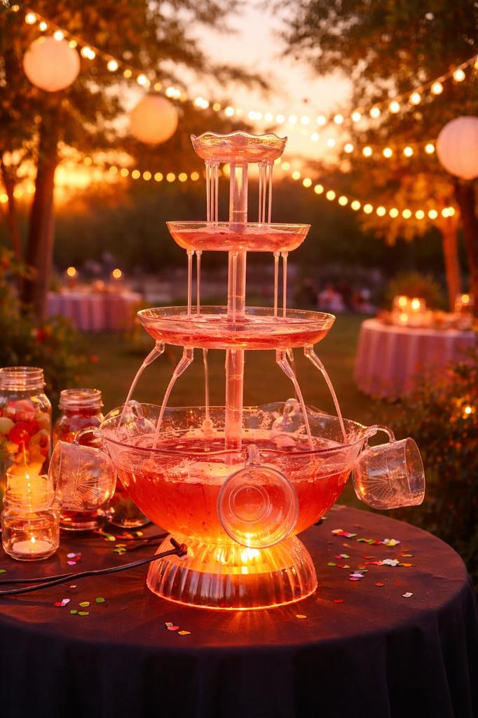 Te huur leuke limonadefontein, Ophalen, Zo goed als nieuw, Verjaardag