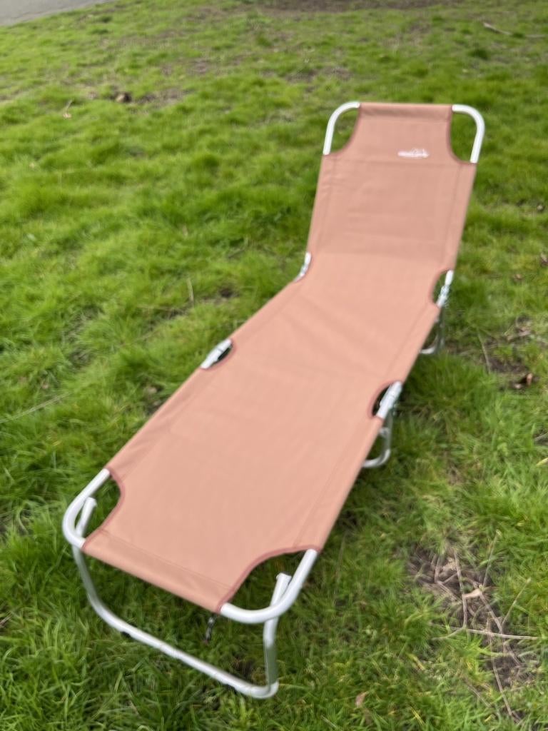 Redcliffs ligbed nieuw, Tuin en Terras, Ligbedden, Ophalen, Zo goed als nieuw, Aluminium, Inklapbaar