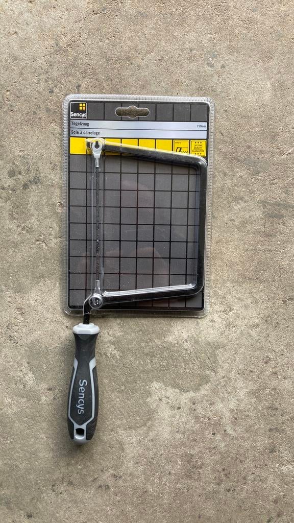 Sencys tegelzaag, Ophalen of Verzenden, Zo goed als nieuw