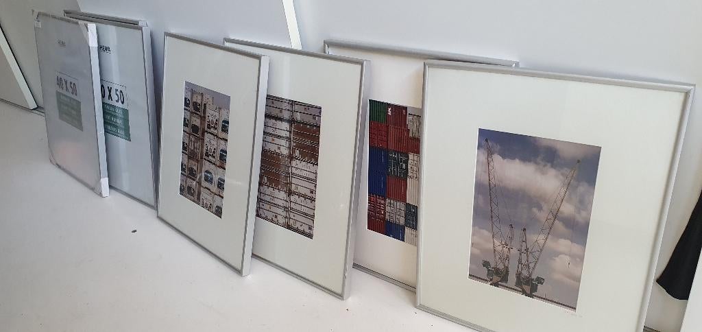 Schilderijlijsten, Ophalen, Metaal of Aluminium, Zo goed als nieuw, 75 cm of meer
