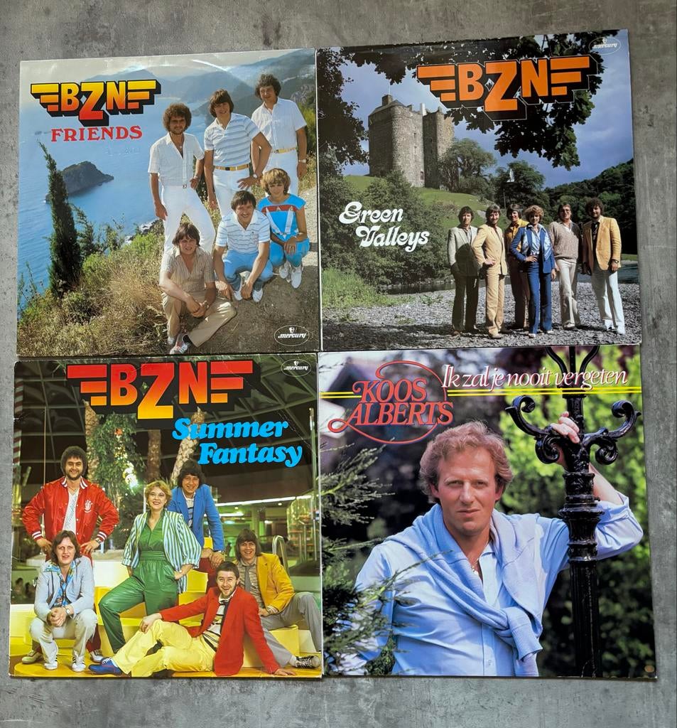 BZN & Koos Alberts Vinyl LP's - Pop & Levenslied Collectie, Ophalen of Verzenden, 1970 - 1979, Gebruikt, 12 inch