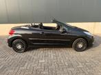 Peugeot 207 CC 1.6 VTi NIEUWE APK, Auto's, Zwart, 4 cilinders, Cabriolet, 4 stoelen