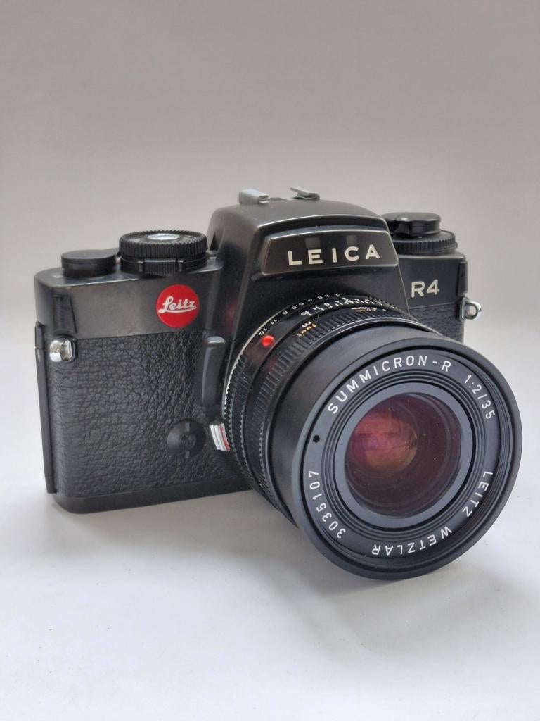 Leica R 4 met 2/35 Summicron, Ophalen of Verzenden, Zo goed als nieuw, Spiegelreflex, Leica