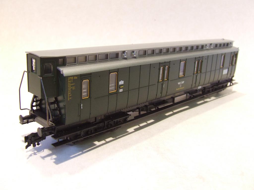 FLEISCHMANN 85 5688 DRG postrijtuig, 4 assig, nieuw in OVP, Hobby en Vrije tijd, Ophalen of Verzenden, Fleischmann, Gelijkstroom of Wisselstroom