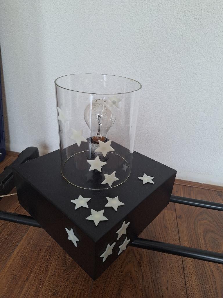 Tafellamp, Ophalen, Gebruikt, Glas, Minder dan 50 cm