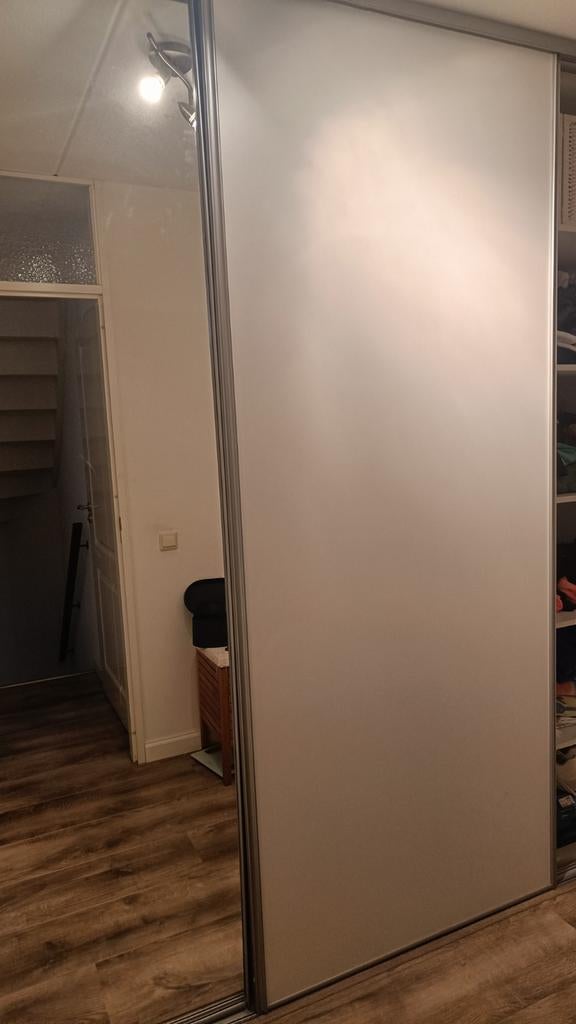 4 grote schuifdeuren, 2 met spiegel, Ophalen, Binnendeur, 215 cm of meer