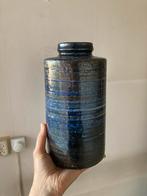 Zaalberg Holland Donkerblauwe Keramische Vaas, Antiek en Kunst, Antiek | Vazen, Ophalen of Verzenden