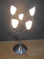 Dimbare tafellamp met 5 lampjes, Huis en Inrichting, Lampen | Tafellampen, Ophalen of Verzenden, Zo goed als nieuw, Glas, Minder dan 50 cm