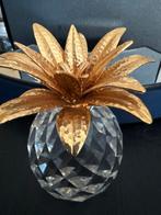 Swarovski Kristallen Ananas met Gouden Bladeren, Swarovski, Swarovski, Verzenden, Zo goed als nieuw