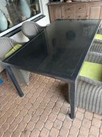 Tuintafel, Tuin en Terras, Tuintafels, Ophalen, Gebruikt, Rechthoekig, Metaal