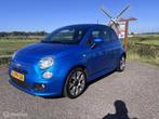 Fiat 500 BLUE 500 S 142300 KM Zwart Leer, Auto's, Voorwielaandrijving, 905 kg, Bedrijf, Handgeschakeld