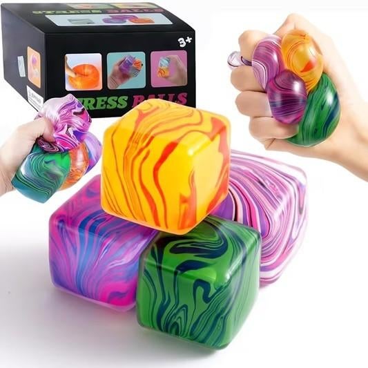 Marble Ice Cube Squishy (NIEUW) !!!, Ophalen of Verzenden, Nieuw