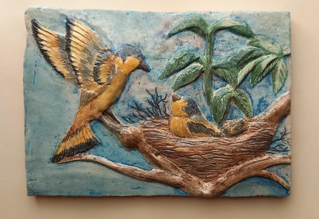 Wandkeramiek,tegel, muurdecoratie, Antiek en Kunst, Antiek | Keramiek en Aardewerk, Verzenden