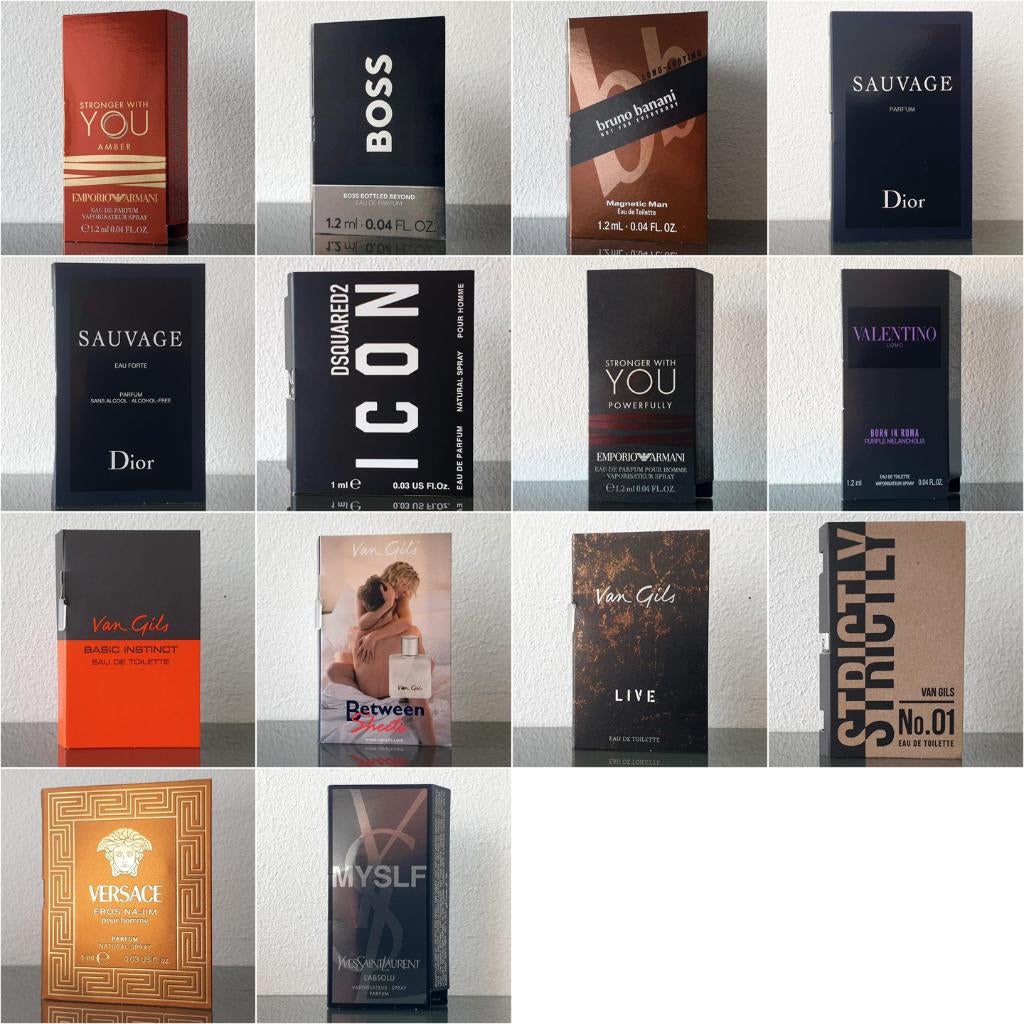 Verzameling • Heren Parfum testers, Ophalen of Verzenden, Nieuw