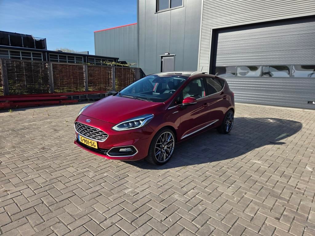 Ford Fiësta 1.0 Ecoboost 125pk 5dr 2019 Rood, Auto's, Voorwielaandrijving, 125 pk, Zwart, 1064 kg