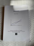 Wiskunde A cursus boek, Boeken, Marthe Schut, Ophalen of Verzenden, Beta, WO