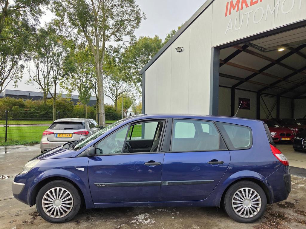 Renault Grand Scénic 1.6-16V Authentique 7 PERSOONS, Auto's, Voorwielaandrijving, Stof, Gebruikt, Zwart