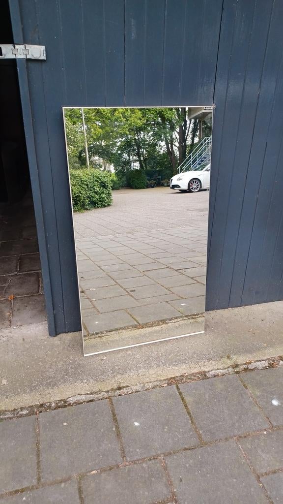 Wastafelmeubel met kraan en spiegel, Ophalen, Gebruikt, 50 tot 100 cm, Minder dan 100 cm