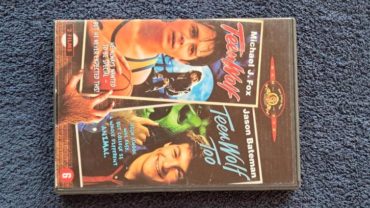 Teen Wolf 1 & 2 "Michael J Fox", Cd's en Dvd's, Dvd's | Komedie, Zo goed als nieuw, Actiekomedie, Alle leeftijden, Ophalen of Verzenden