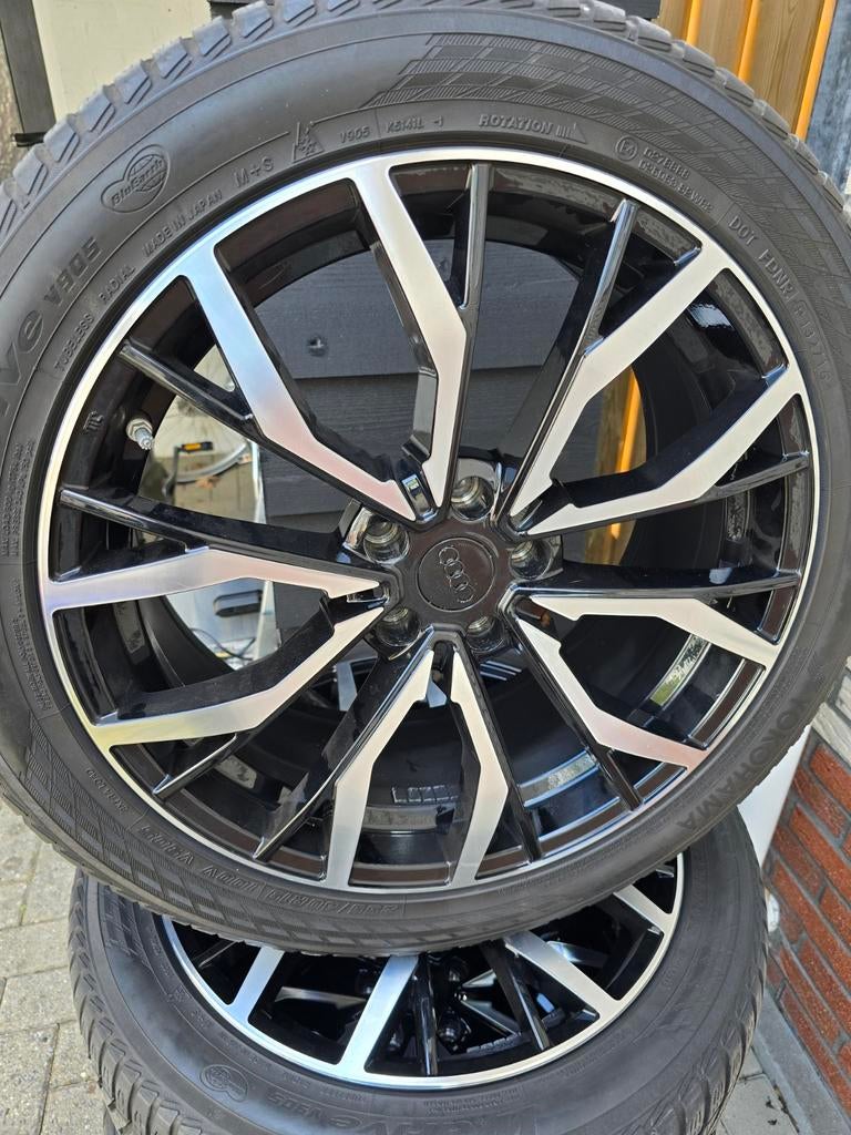Mooie set 19 inch velgen te koop 5x112 goede banden, 19 inch, Gebruikt, 255 mm, Banden en Velgen