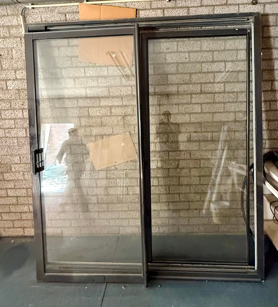 Aluminium schuifpui, Doe-het-zelf en Verbouw, Kozijnen en Schuifpuien, Ophalen, Aluminium, 150 tot 225 cm, 150 tot 225 cm