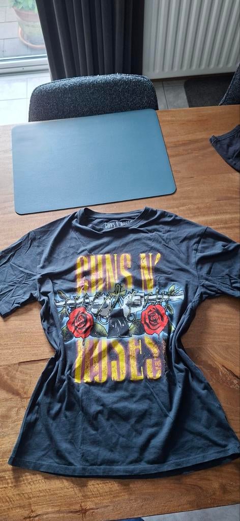 Grijs Guns n Roses t shirt, Verzenden, Korte mouw, Maat 36 (S), Grijs