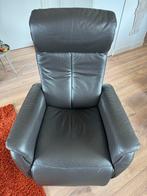 Hukla leren relaxfauteuil in goede staat, Ophalen, Zo goed als nieuw, Leer, 75 tot 100 cm
