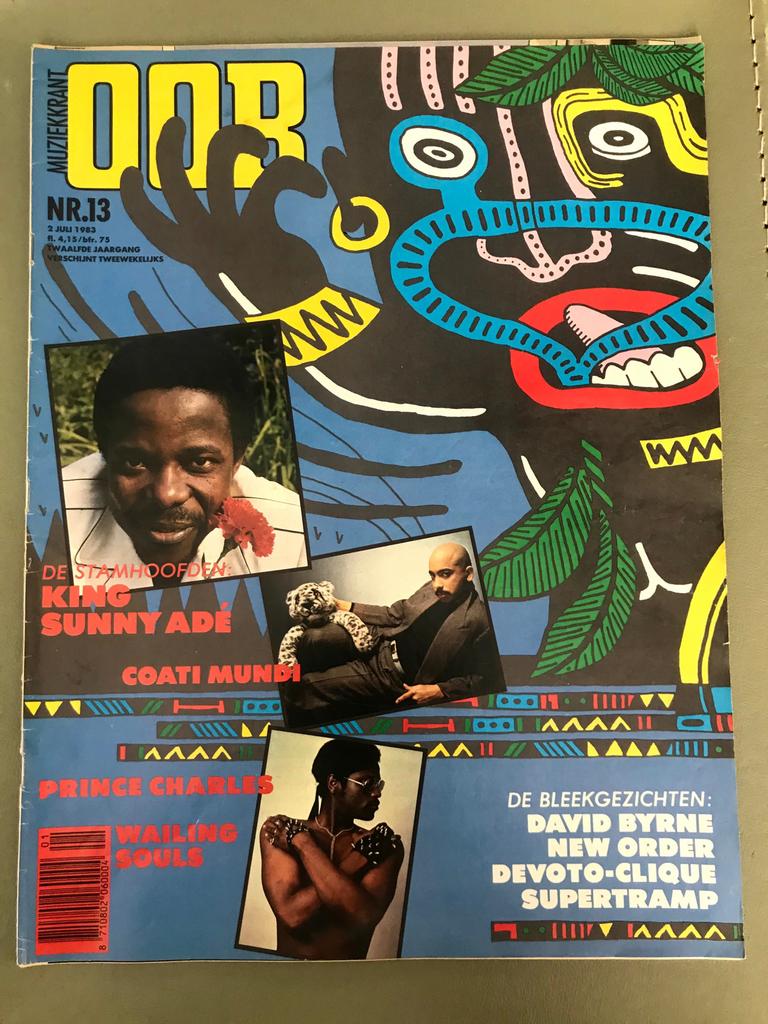 Muziekkrant OOR 1983 NEW ORDER Wailing Souls DAVID BYRNE, Boeken, Ophalen of Verzenden, Muziek, Film of Tv