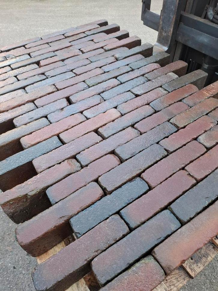 Gebakken waaltjes  53 m2 op pallets!, Tuin en Terras, Tegels en Klinkers, Gebruikt, Klinkers, Keramiek, Ophalen