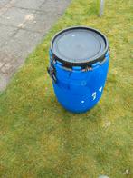 Afsluitbare kunststof ton - Blauw, Ophalen, Gebruikt