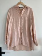 Licht roze satijnen blouse - Zara - maat M, Ophalen of Verzenden, Nieuw, Maat 38/40 (M), Roze