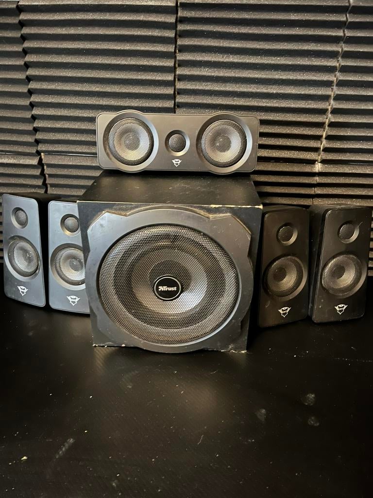 Trust gxt boxen, Computers en Software, Pc speakers, Ophalen, Zo goed als nieuw