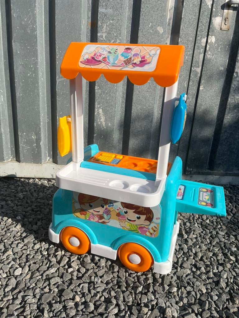Yummy ice cream truck ijswagen ijskar auto met geluid, Ophalen of Verzenden