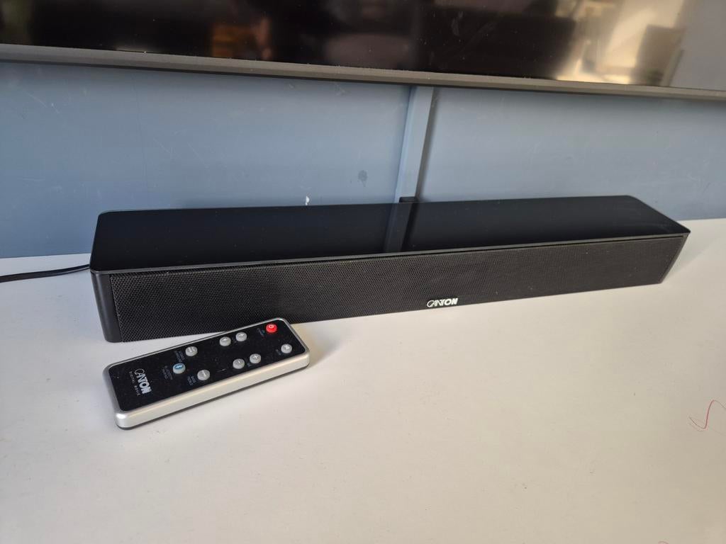 Canton DM 5 Soundbar - Krachtig geluid voor uw TV, Ophalen of Verzenden, Met ingebouwde subwoofer, Gebruikt