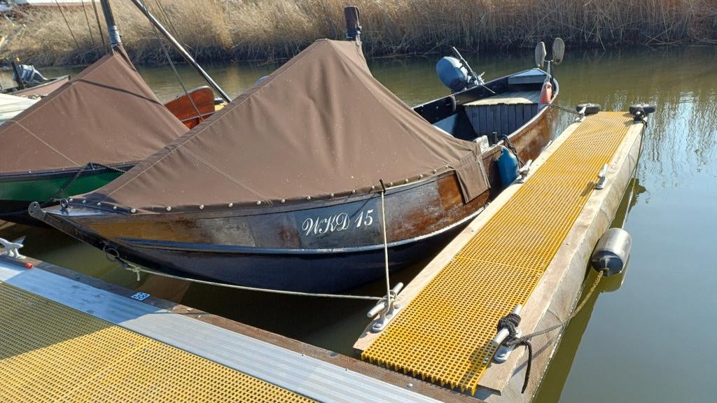 Prachtige zalmschouw scherp geprijsd zo meenemen!, Watersport en Boten, Platbodems, Gebruikt, Staal, Ophalen of Verzenden, Benzine