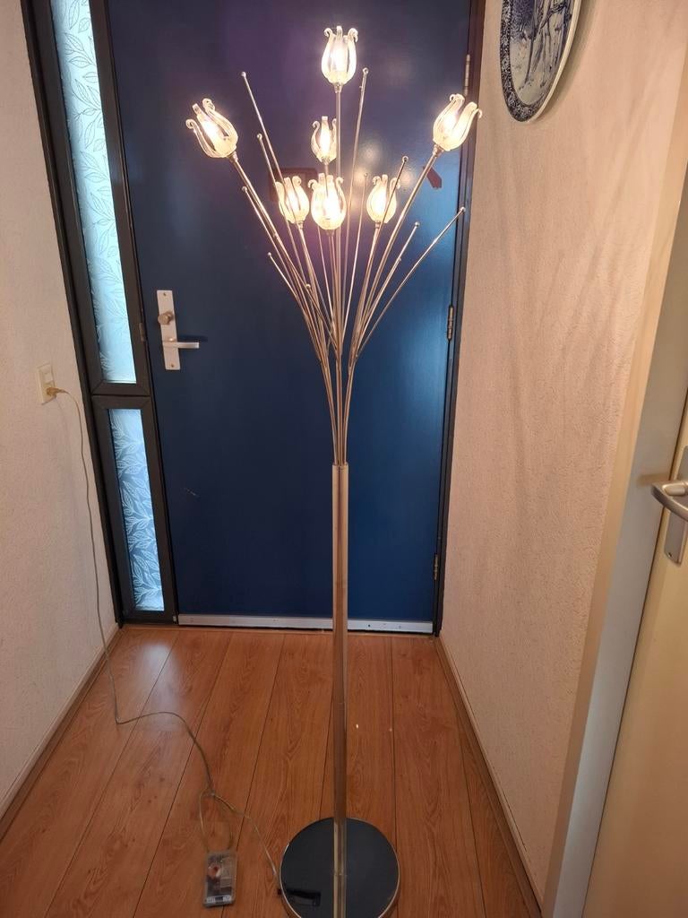 ZWARE JAN DER BOUVRIE VLOERLAMP DIMBAAR   ZEER SFEER VOL, Ophalen, Zo goed als nieuw, 150 tot 200 cm