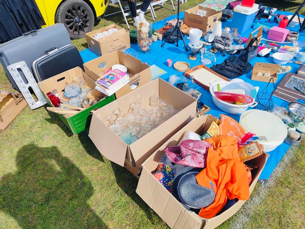 Grote partij rommelmarkt spullen, Ophalen of Verzenden